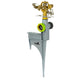 Brass Pulsating Sprinkler on In-Series Deluxe Metal Step Spike