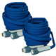 1/2 in. x 50 ft. FlexLite Premium Lightweight Fabric Hose Set (2-Pack)
