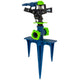 Plastic Pulsating Sprinkler on In-Series 3-Prong Step Spike