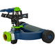 Plastic Pulsating Sprinkler on Modern Wheel Base