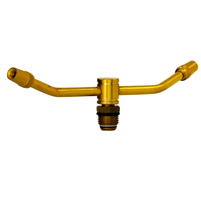 Ray Padula Brass 2-Arm Revolving Sprinkler Replacement Head (head