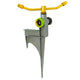 Brass 2-Arm Revolving Sprinkler on In-Series Deluxe Metal Step Spike