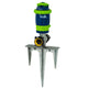 Silent Pulse 5-Pattern Gear Drive Sprinkler on In-Series 3-Prong Metal Step Spike