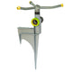Metal Classic 3-Arm Revolving Sprinkler on Deluxe In-Series Metal Step Spike